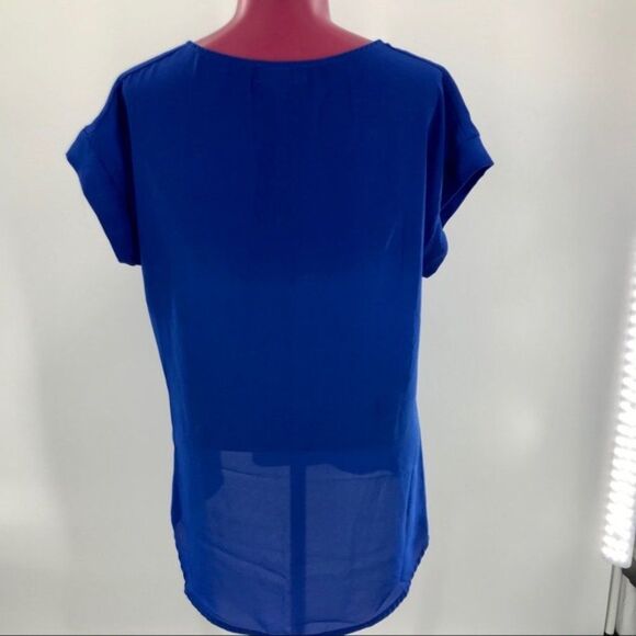 My Michelle Zip Front Blouse sz S - Picture 2 of 7